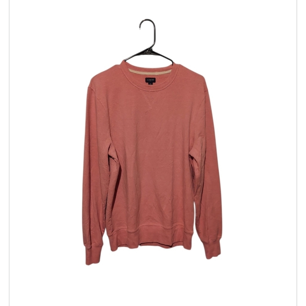 J. Crew Crewneck Sweatshirt Size Medium Pink Casual Preppy